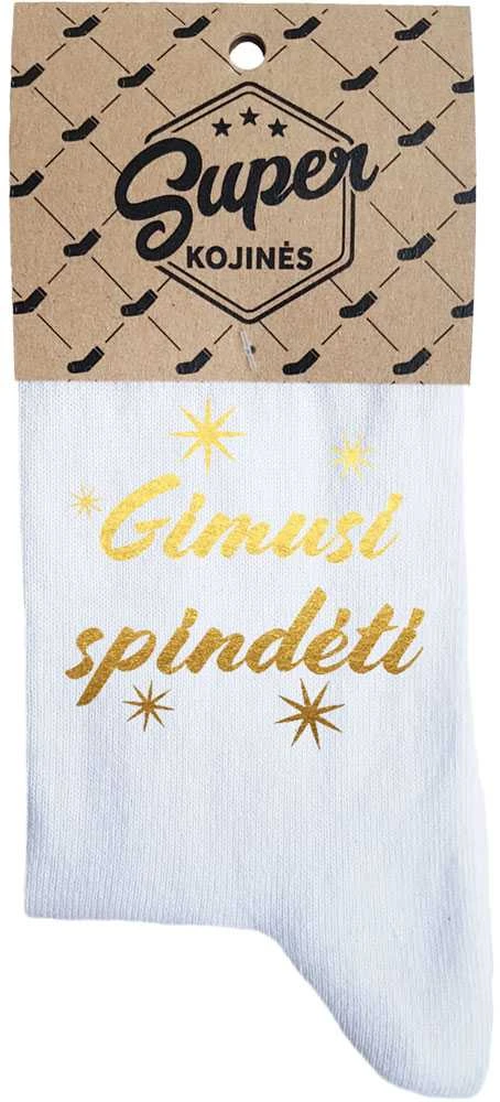Moteriškos kojinės "Gimusi spindėti"