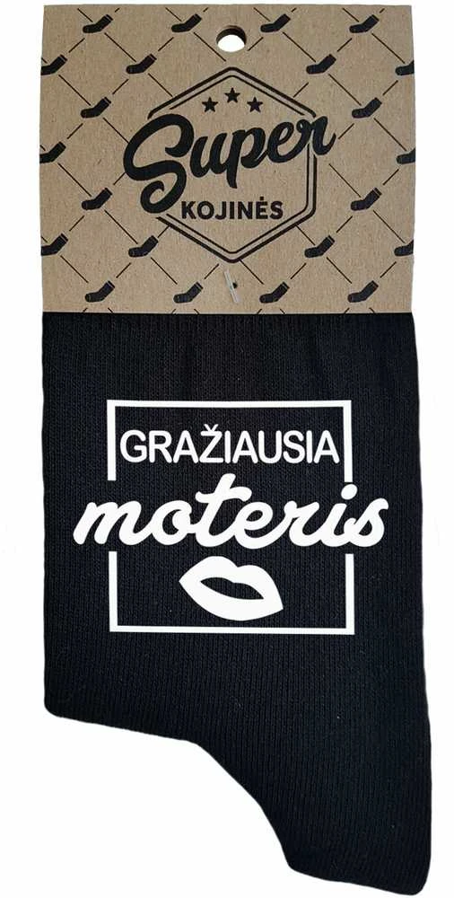 Moteriškos kojinės "Gražiausia moteris"