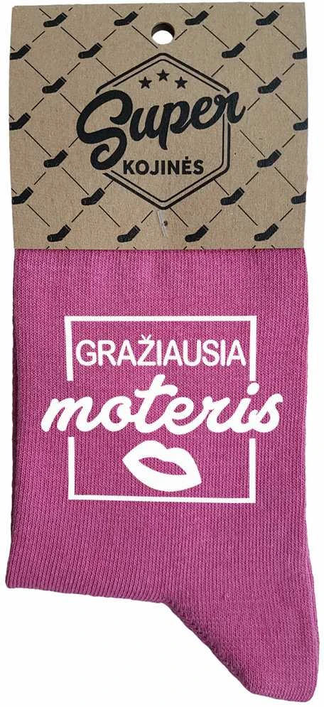 Moteriškos kojinės "Gražiausia moteris"