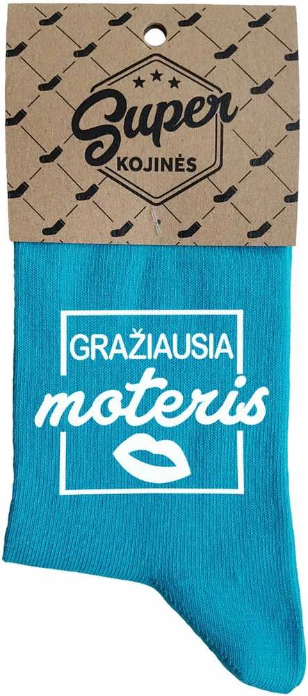 Moteriškos kojinės "Gražiausia moteris"