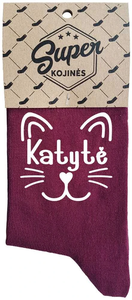 Moteriškos kojinės "Katytė"