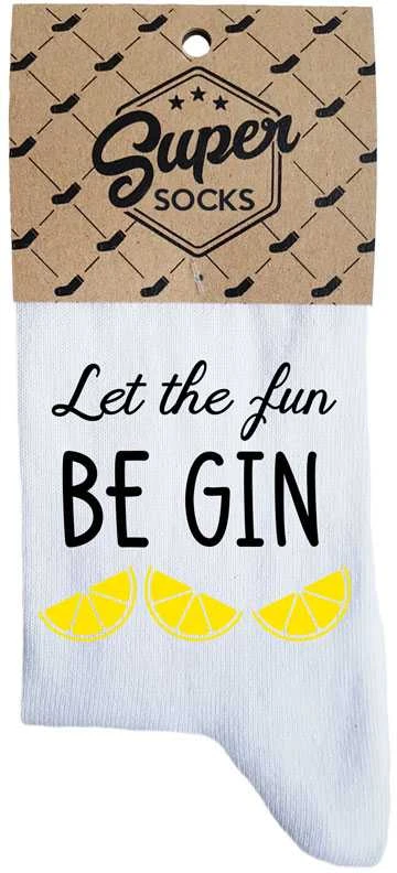 Moteriškos kojinės „Let the fun BE GIN“