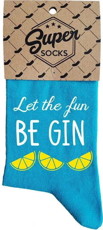 Moteriškos kojinės „Let the fun BE GIN“