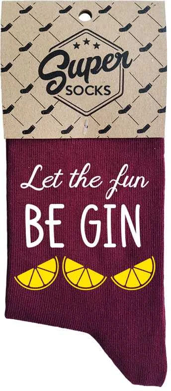 Moteriškos kojinės „Let the fun BE GIN“