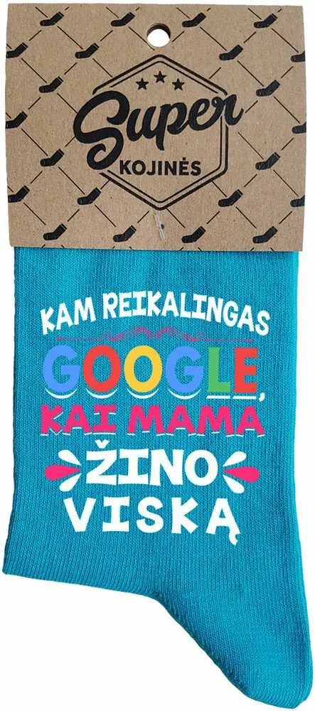 Moteriškos kojinės "Mama žino viską"
