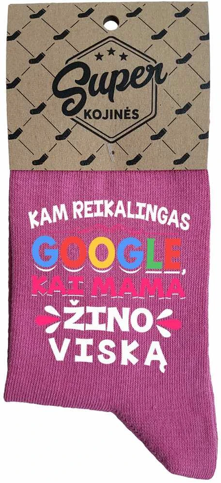 Moteriškos kojinės "Mama žino viską"