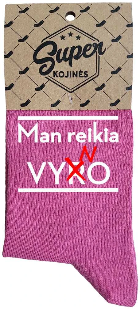 Moteriškos kojinės „Man reikia vyno“