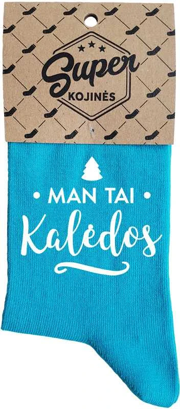 Moteriškos kojinės "Man tai Kalėdos"