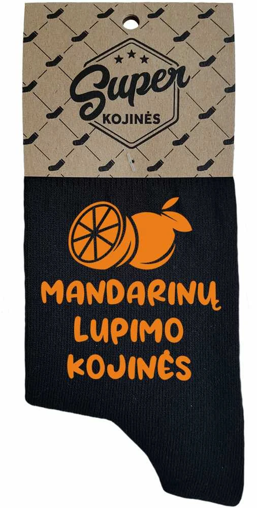 Moteriškos kojinės "Mandarinų lupimo kojinės"