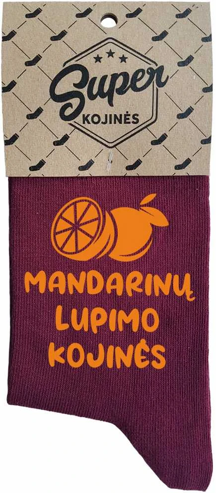 Moteriškos kojinės "Mandarinų lupimo kojinės"