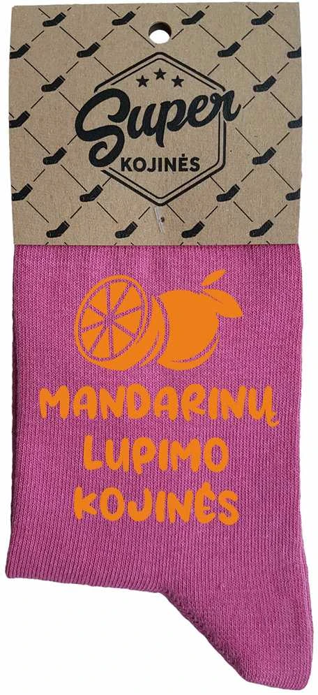 Moteriškos kojinės "Mandarinų lupimo kojinės"