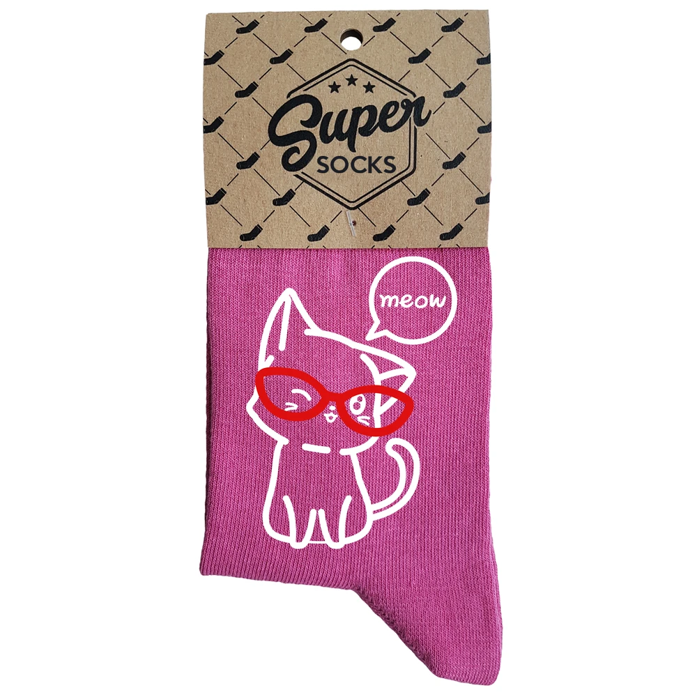 Moteriškos kojinės „Meow“