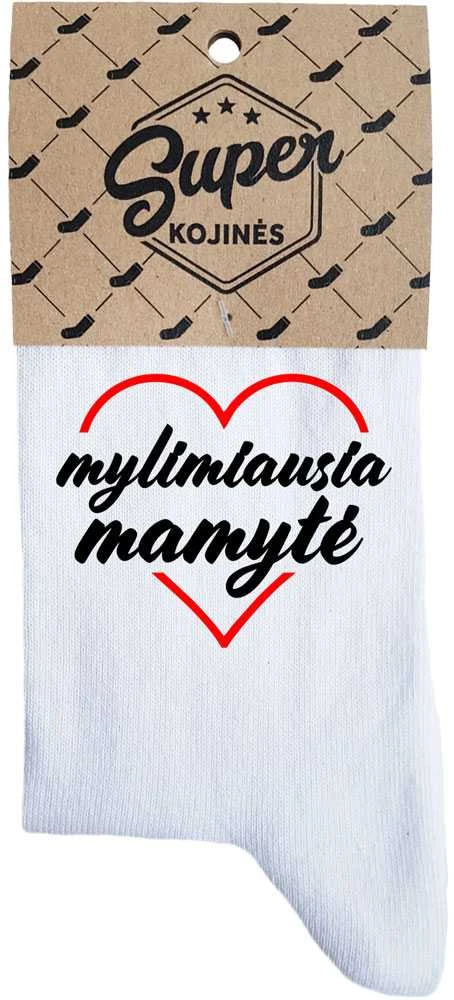 Moteriškos kojinės "Mylimiausia mamytė"