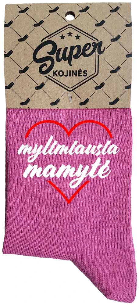 Moteriškos kojinės "Mylimiausia mamytė"