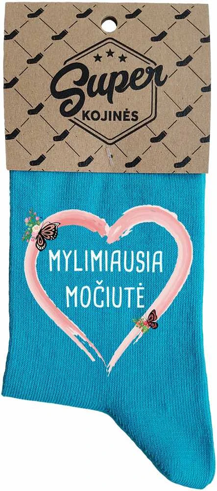 Moteriškos kojinės "Mylimiausia močiutė"
