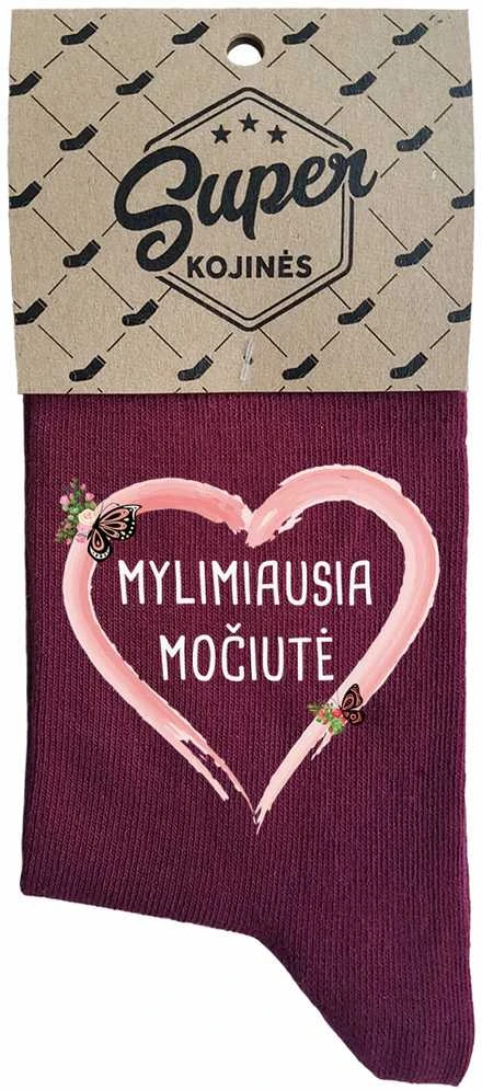 Moteriškos kojinės "Mylimiausia močiutė"