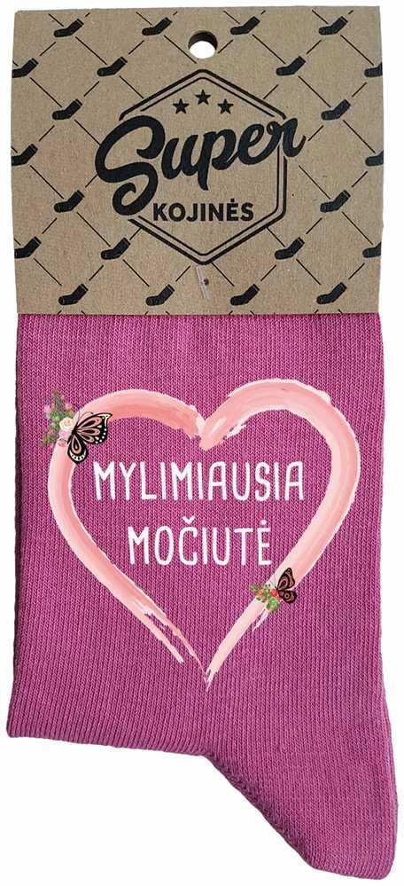 Moteriškos kojinės "Mylimiausia močiutė"