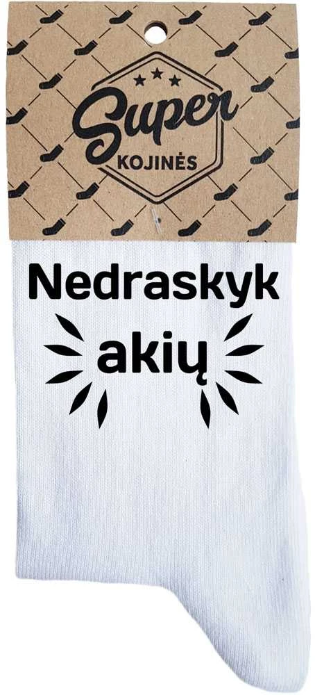 Moteriškos kojinės „Nedraskyk akių“