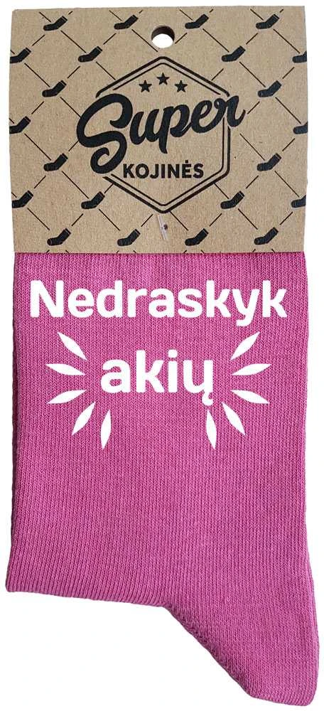 Moteriškos kojinės „Nedraskyk akių“