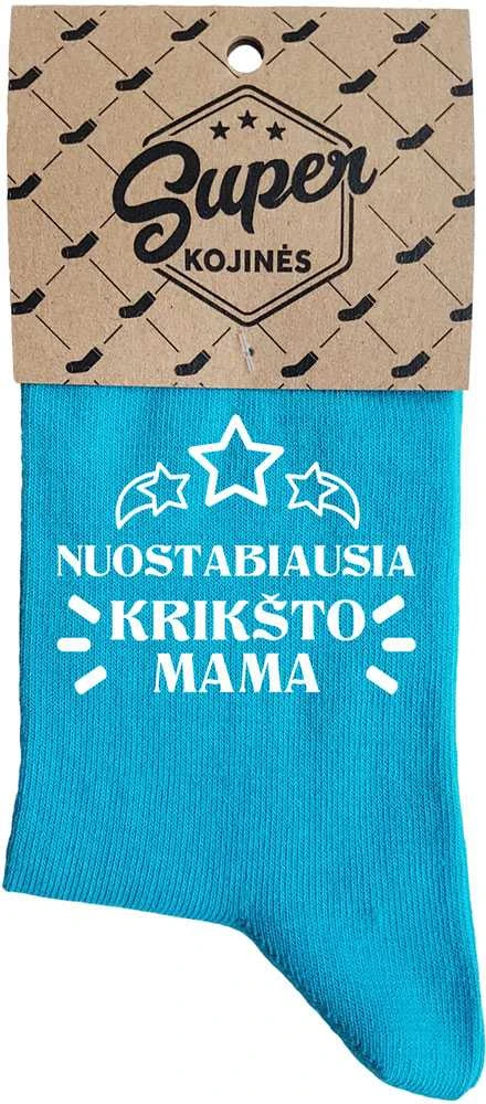 Moteriškos kojinės „Nuostabiausia krikšto mama“