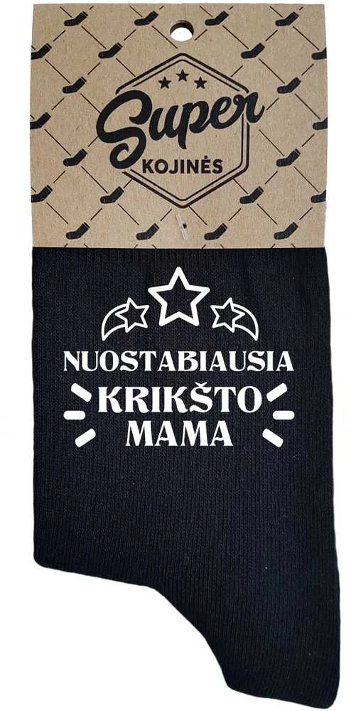 Moteriškos kojinės „Nuostabiausia krikšto mama“