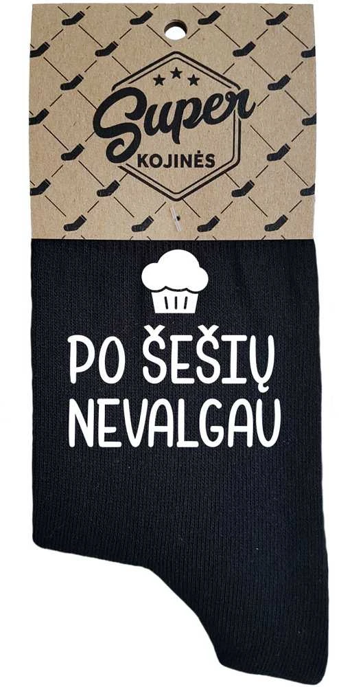 Moteriškos kojinės „Po šešių nevalgau“