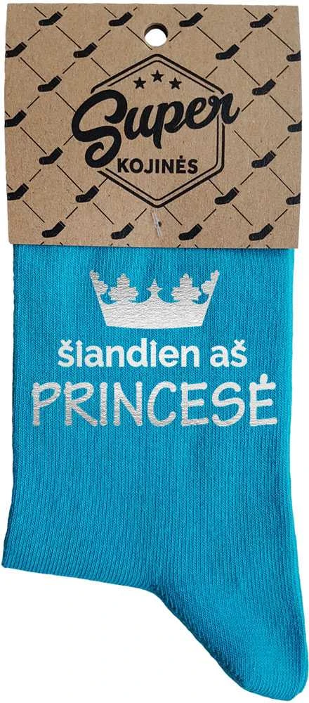Moteriškos kojinės „Šiandien aš princesė“