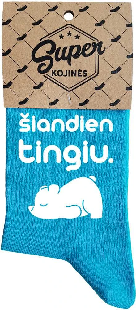 Moteriškos kojinės „Šiandien tingiu“