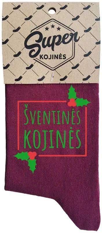 Moteriškos kojinės "Šventinės kojinės"