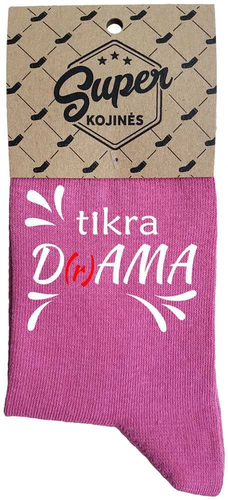 Moteriškos kojinės „Tikra D(r)ama“