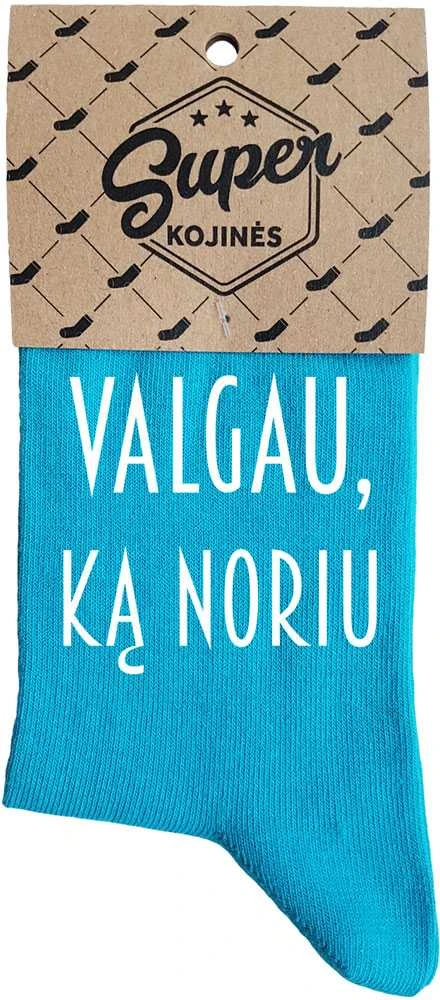 Moteriškos kojinės „Valgau, ką noriu“