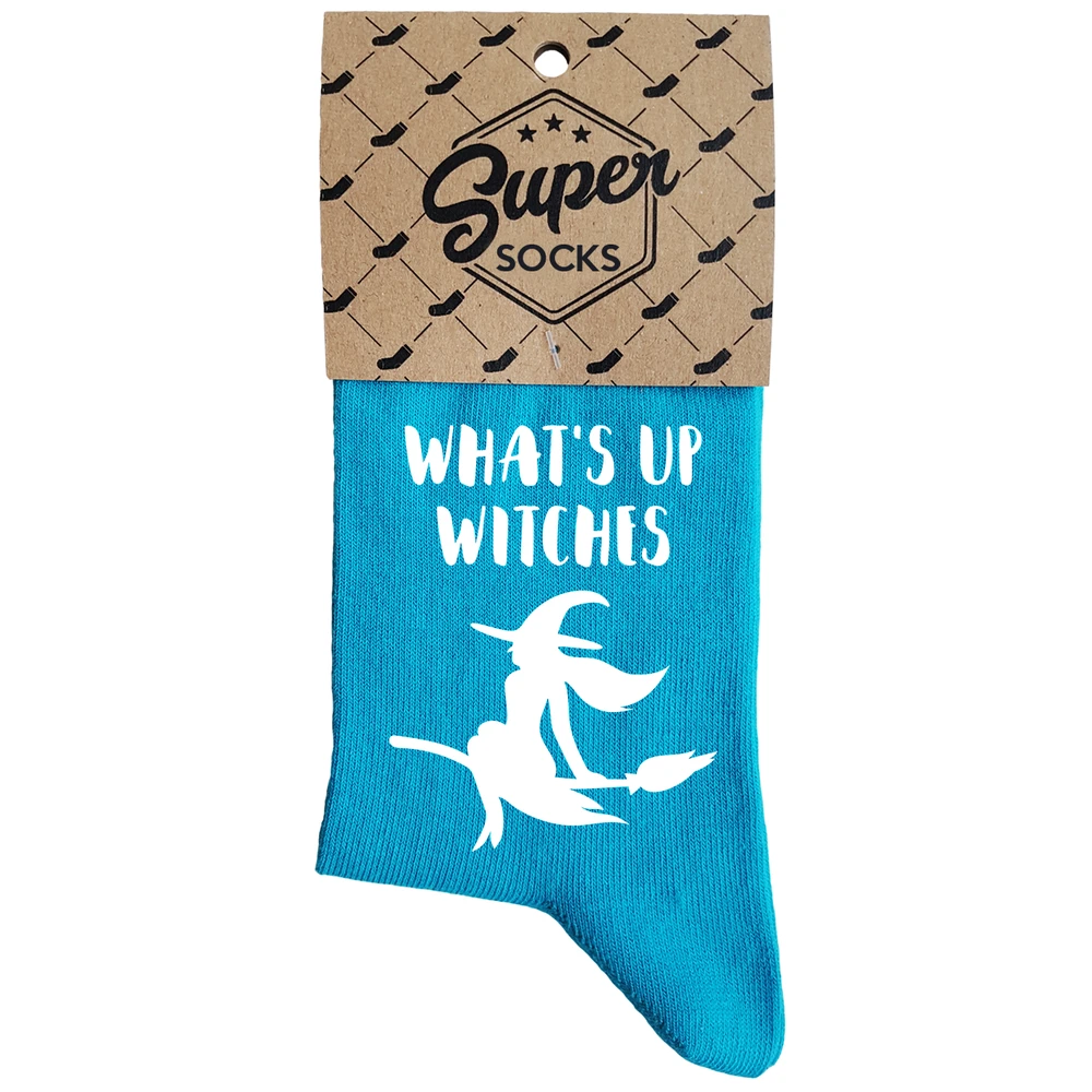 Moteriškos kojinės „What's up witches“