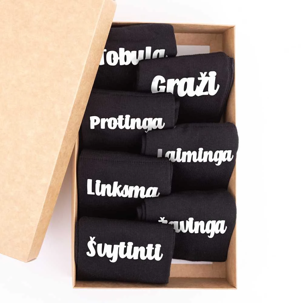 Moteriškų kojinių komplektas "Tobula moteris"
