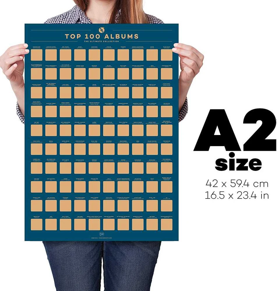 Nutrinamas plakatas EnnoVatti "Muzikos albumų TOP 100"