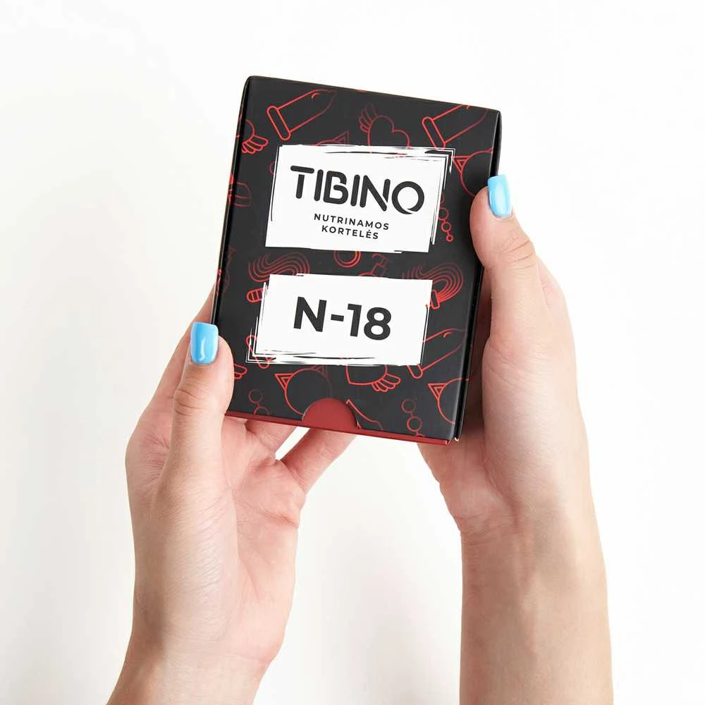 Nutrinamų kortelių rinkinys TIBINO "N-18"