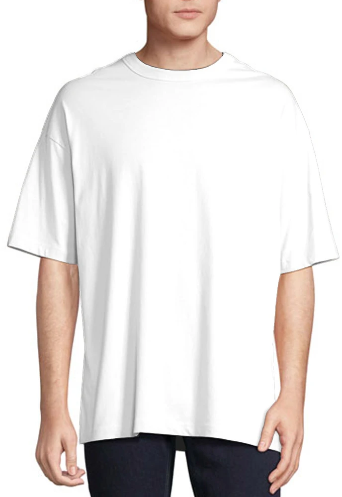 Oversized premium UNISEX marškinėliai be spaudos