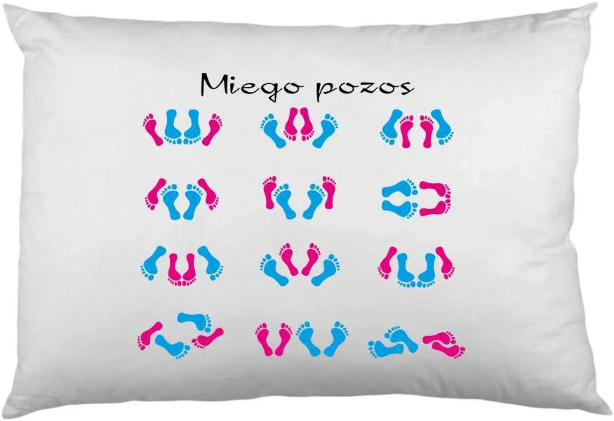 Pagalvės užvalkalas "Miego pozos"