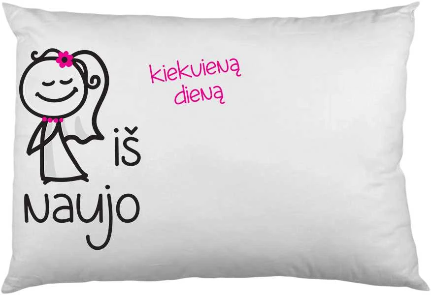 Pagalvių užvalkalų komplektas "Įsimyliu iš naujo"