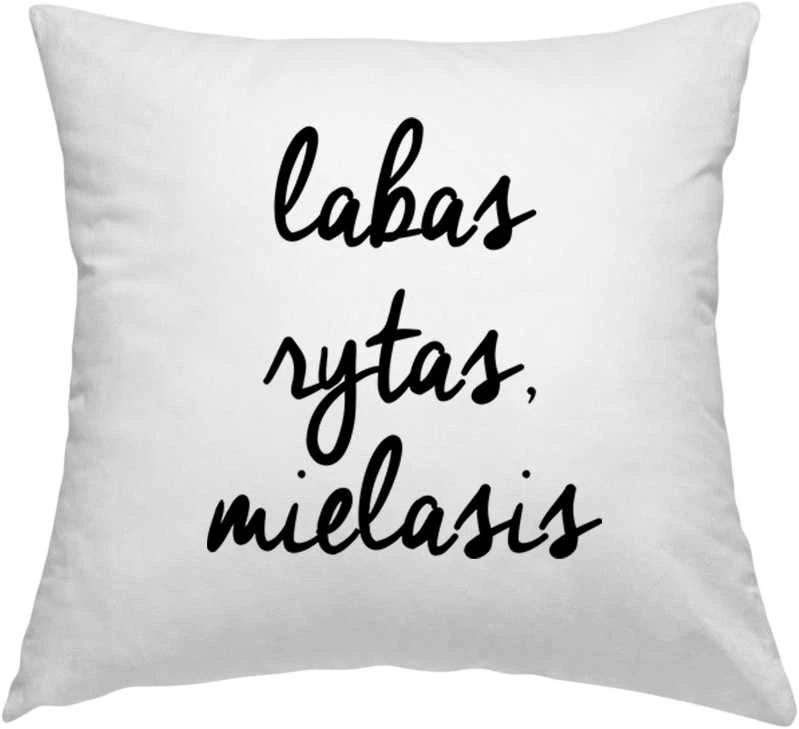 Pagalvių užvalkalų komplektas "Labas rytas, mielieji"
