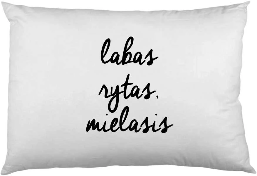 Pagalvių užvalkalų komplektas "Labas rytas, mielieji"