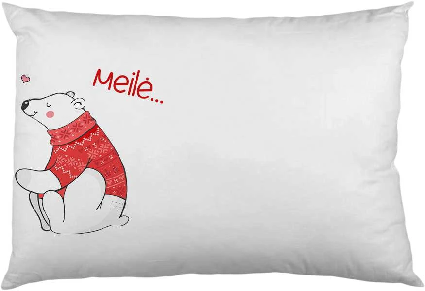 Pagalvių užvalkalų komplektas "Meilė šildo"