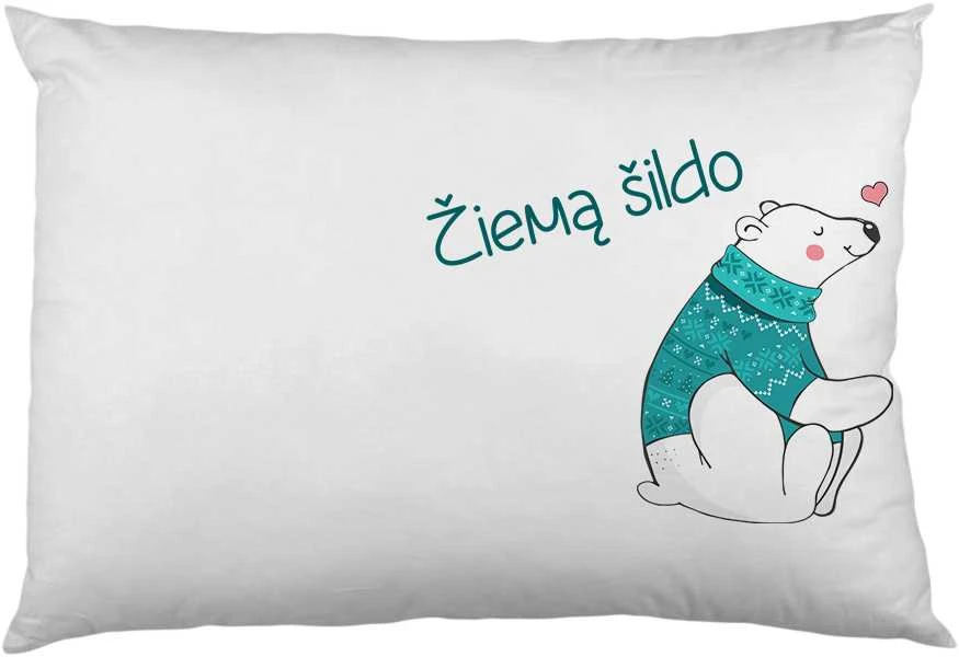 Pagalvių užvalkalų komplektas "Meilė šildo"