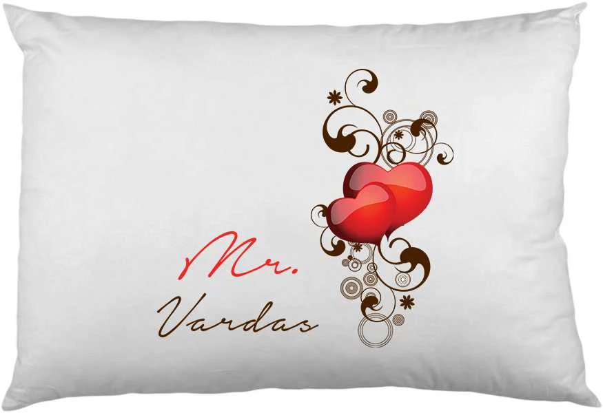 Pagalvių užvalkalų komplektas „Mrs. and Mr.“