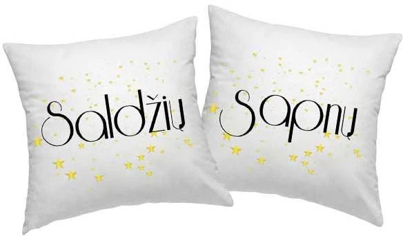 Pagalvių užvalkalų komplektas "Saldžių sapnų"