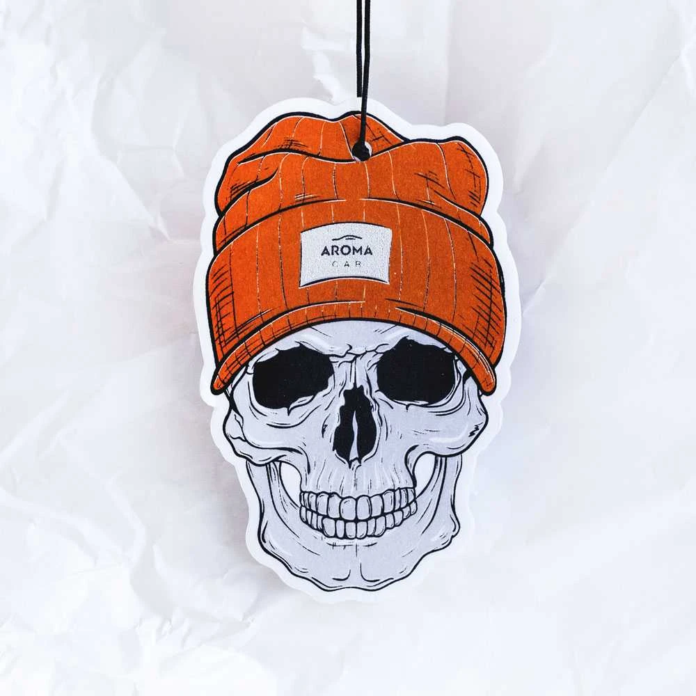 Aroma Car Stilingas oro gaiviklis Aroma Dia De Los Muertos Hat Skull
