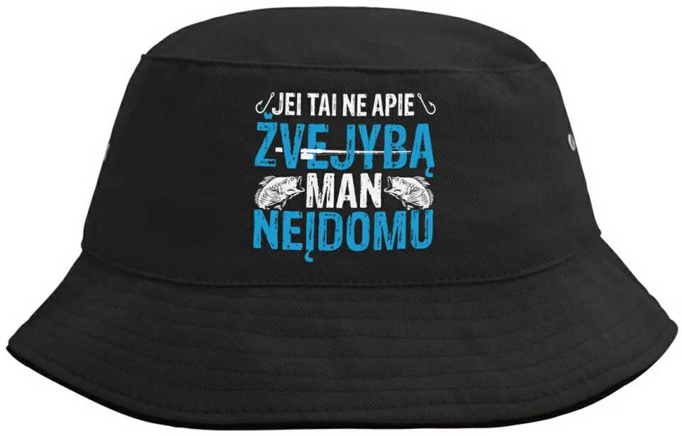Panama kepurė "Jei tai ne apie žvejybą - neįdomu"
