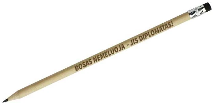 Pieštukas BOSUI su išgraviruotu tekstu