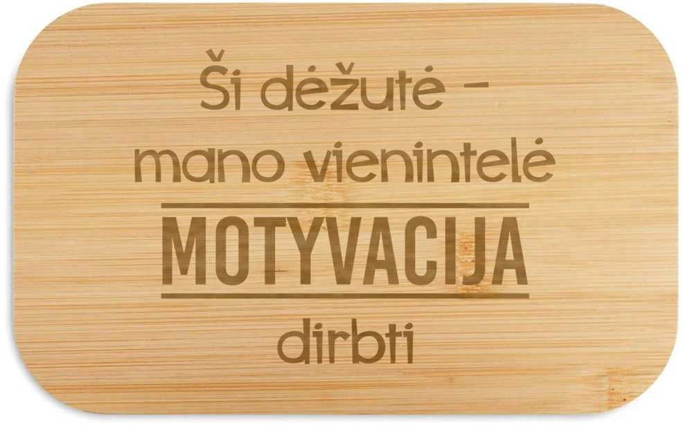 Pietų dėžutė "BEIBABOX - motyvacija dirbti"