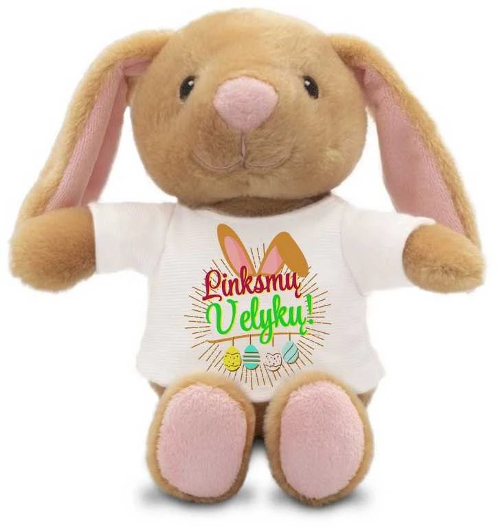 Pliušinis zuikutis "Binky - Linksmų Velykų!" (18 cm)