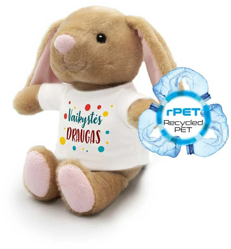 Pliušinis zuikutis "Binky - Vaikystės draugas" (18 cm)